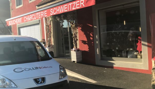 Boucherie Schweitzer: Store banne